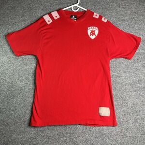 Vintage Y2K Red Ape T-shirt‎ Men XL V-neck 2000s Hip Hop Streetwear Red